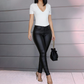 Chic Women's Pants: Slim Fit & Versatile Style